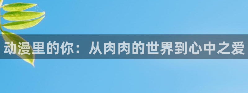风车动漫高清在线观看手机：动漫里的你：从肉肉的世界到心中之爱